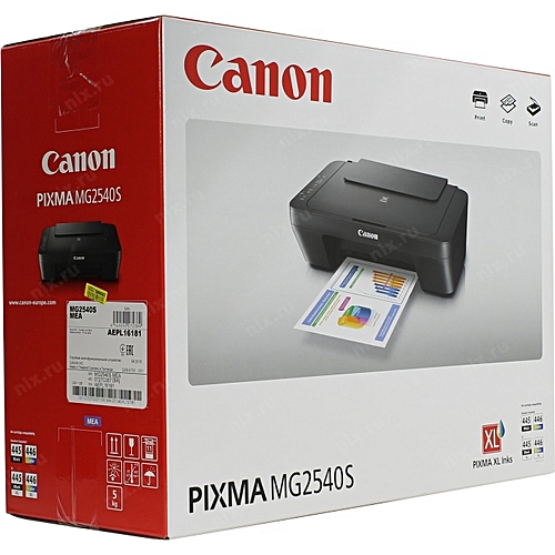 CANON PIXMA PRINTER  3-IN-1 PRINT-COPY-SCAN MG2540S-طابعة كانون بكسيما 3 في 1 طباعة-نسخ-ماسح ضوئي