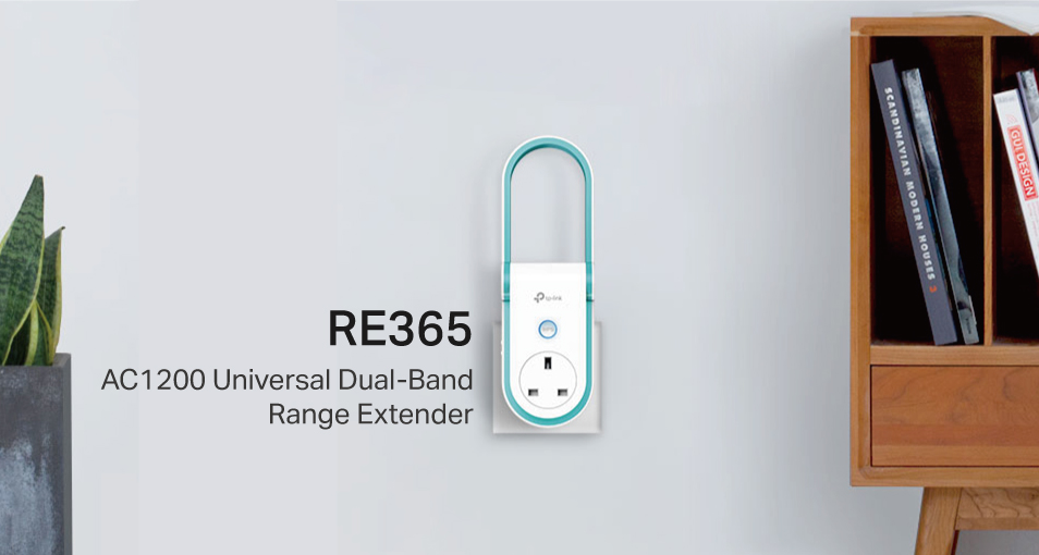 AC1200 WI-FI RANGE EXTENDER WITH AC PASSTHROUGH RE365